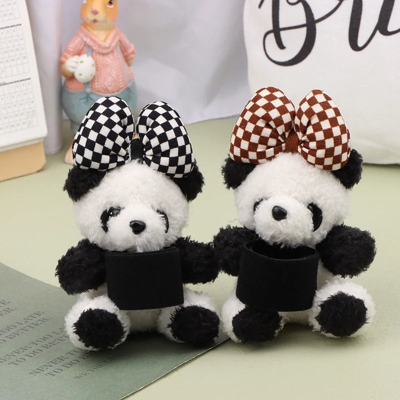 Kawaii Plush Puppy Wiper Accessory 🐶✨ Cute Bowknot Dog Car Decoration for Whimsical Interiors!