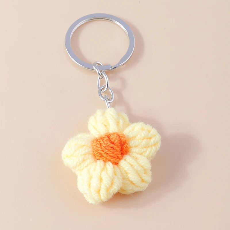 Kawaii Handmade Frog Keychain 🐸✨ | Cute Cartoon Knitted Animal Charms for Bags & Keys | Perfect Gift for All Ages 🎁