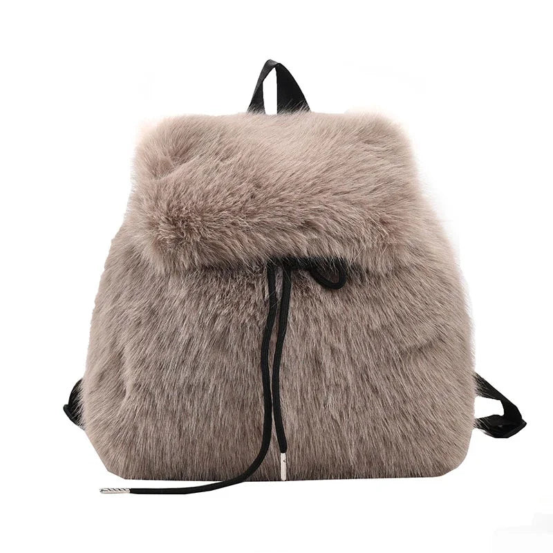 Kawaii Cozy Plush Backpack 🎒✨ | Adorable Large Capacity Women's Bag for Trendy Winter Adventures! ❄️💖