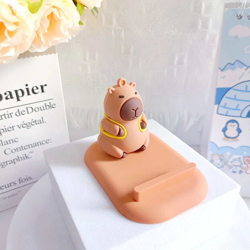 Kawaii Capybara Phone Holder 🐾 | Adorable Handmade Desk Toy 🎁 | Perfect Gift for Kids & Collectors! 🌟