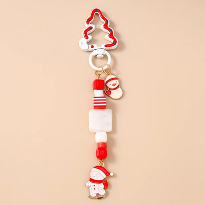 Cute Snowman Christmas Keychain For Women Girls Gift 🎄⛄✨