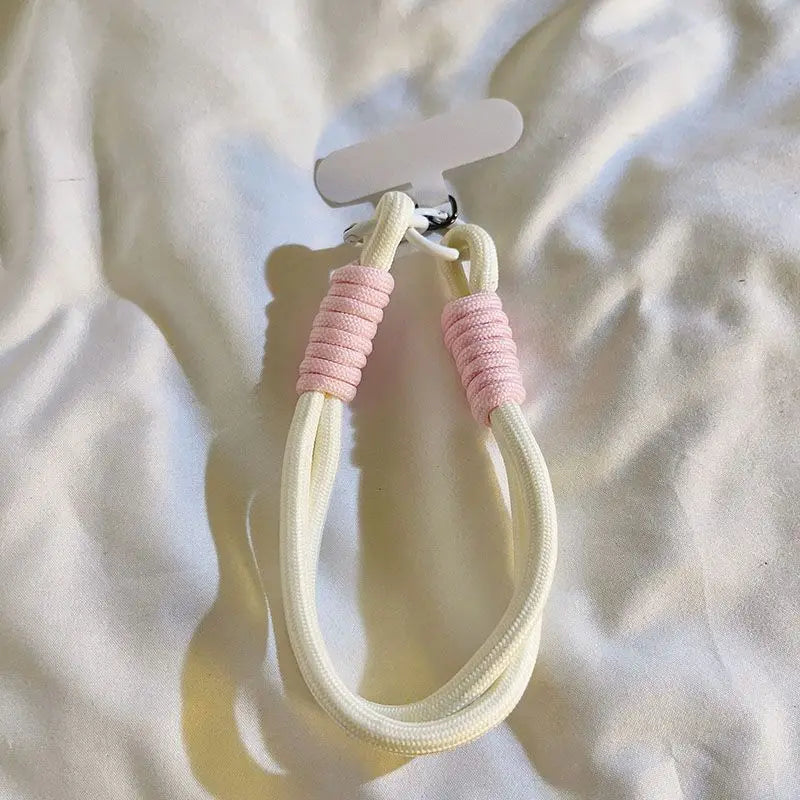 Kawaii Pastel Phone Lanyard 🎀 | Cute Macaron Charm Wrist Strap 🌈 for Trendy Women 💖