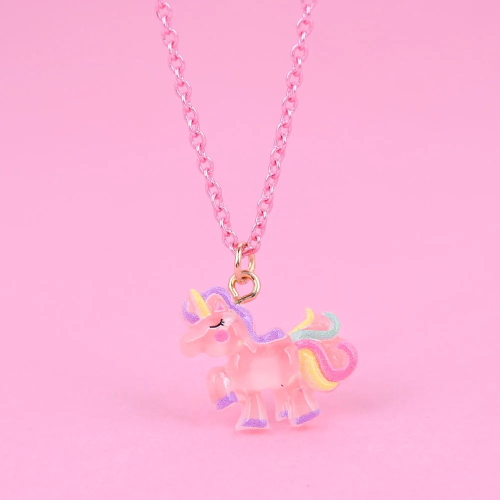 Kawaii Unicorn BFF Choker Necklace 🌈✨ | Adorable Friendship Pendant for Girls & Kids 🦄💕