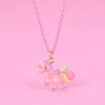Kawaii Unicorn BFF Choker Necklace 🌈✨ | Adorable Friendship Pendant for Girls & Kids 🦄💕