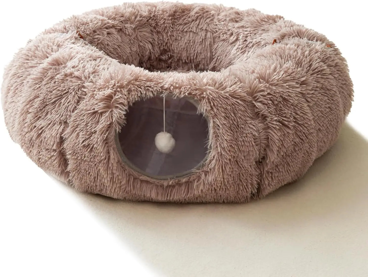 Cuddly Cat Adventure Tunnel 🐾✨ - Plush Cozy Bed & Play Zone for Indoor Felines! 🐱💕