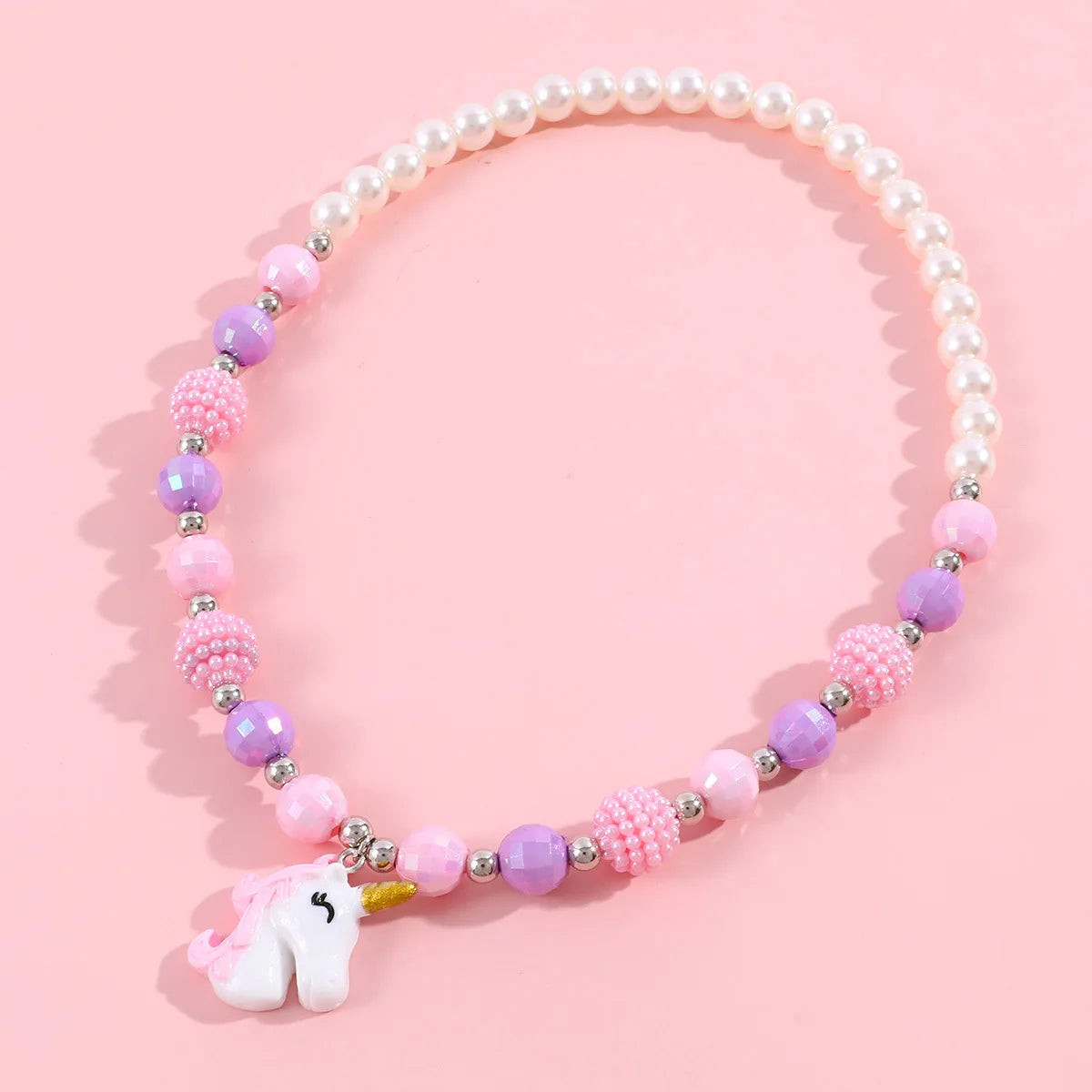 💖 Adorable Kawaii Popcorn Beads Bracelet 🌈 for Girls - Whimsical Friendship Jewelry 🌟