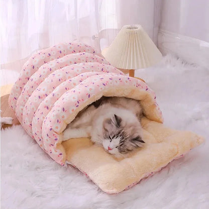 🐾 Cozy Cuddle Cat & Puppy Haven 🐱✨ Warm Winter Beds & Accessories for Furry Friends! 🛏️❤️