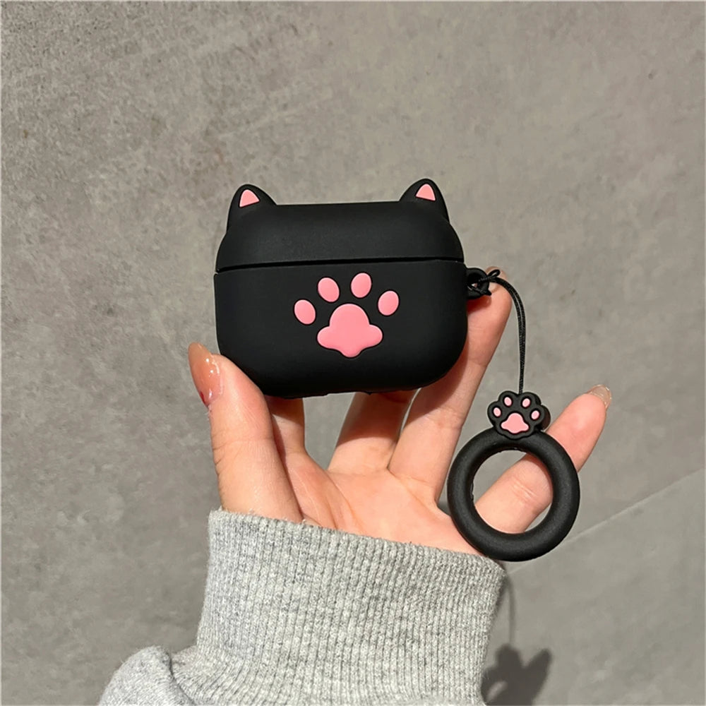 🥰 Adorable 3D Love Heart Robot Silicone Case for AirPods 💖 - Cute & Protective Cover for All Models! 🎧✨ - Pixie Quill