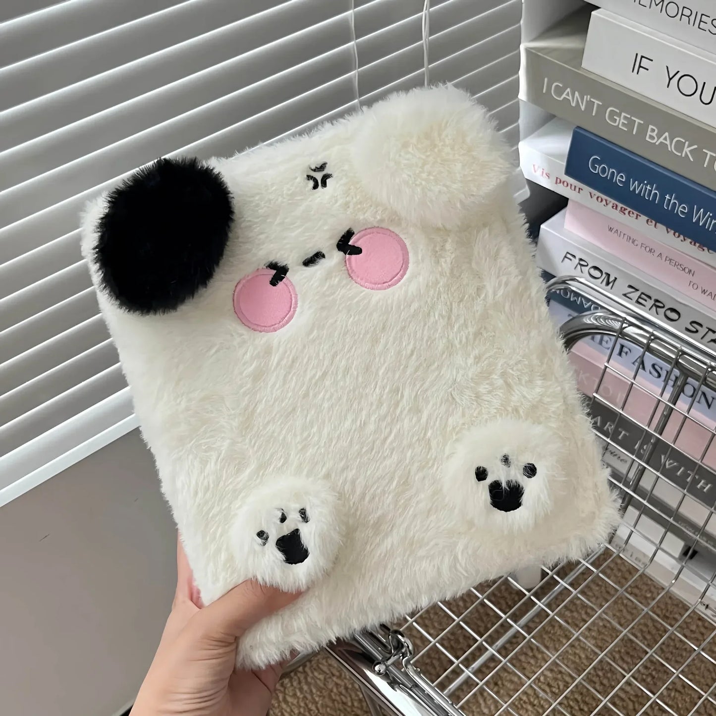 Kawaii Plush Pet Photo Album 🐾📸 - A6 Binder for Kpop & Memories! ✨📚