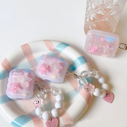 ✨ Adorable 3D Starry AirPods Case 🎶 Cute & Stylish Protection! 🎧💖 - Pixie Quill