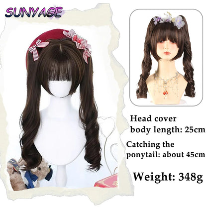 Kawaii Ombre Princess Double Ponytail Wig 💖✨