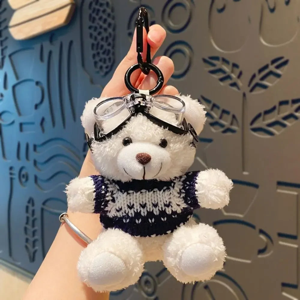 Brown Bear Plush Pendant Bag Charm Cute Hangings for Bags 🐻🧸