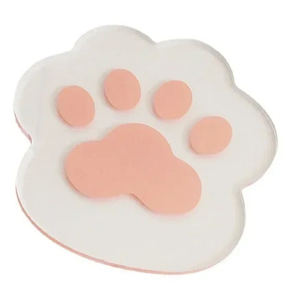 Kawaii Cat Paw Coaster 🌈 | Cute Acrylic Heat Insulated Cup Holder 🐾 | Adorable Home & Kitchen Decor!