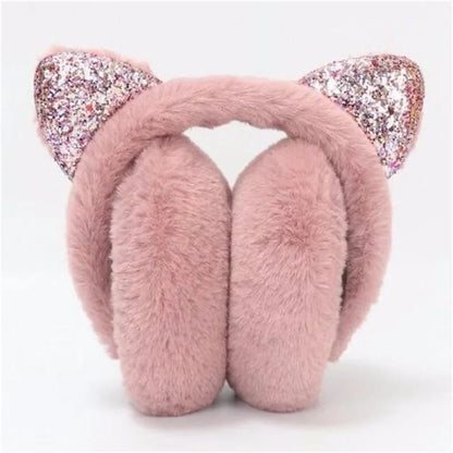 Kawaii Cat Ear Plush Earmuffs 🐾❄️ Cozy Warmth for Girls & Kids!