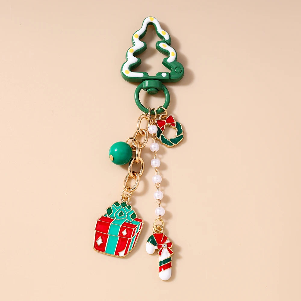 Cute Snowman Christmas Keychain For Women Girls Gift 🎄⛄✨