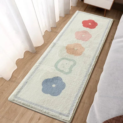 Kawaii Pink Fluffy Carpet 🐰✨ for Kids' Rooms - Adorable Bedroom & Lounge Rug | Super Soft & Anti-Slip!