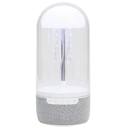 Kawaii Jellyfish Vibe 🌈✨ Bluetooth Speaker & LED Mood Lamp 🐙🎶 - Color Changing Night Light for Home & Office Decor!