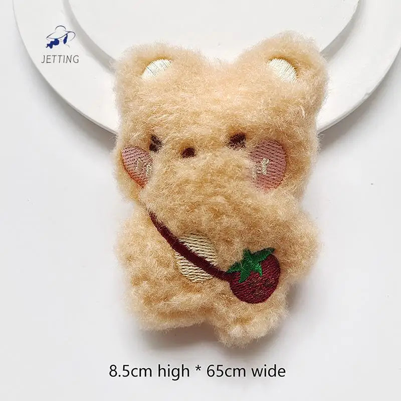 Mini Bear Plushie Keychain 🐻✨ - Adorable Cartoon Charm for Kids' Holiday Cheer! 🎄💕 - Pixie Quill