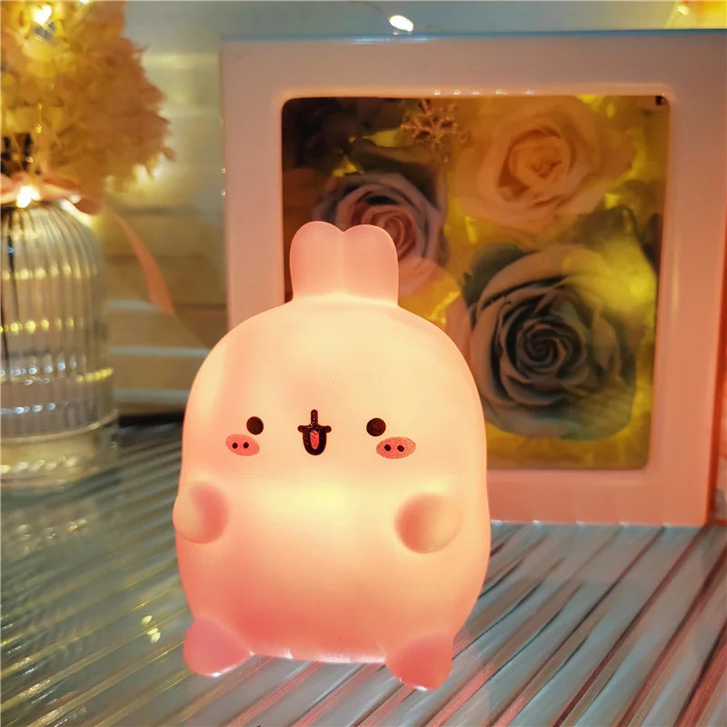🌟 Bunny Glow Buddy 🐰✨ - Adorable LED Night Light for Cozy Spaces! - Pixie Quill