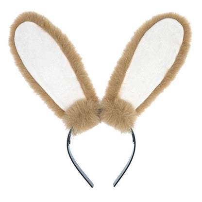 Kawaii Plush Bunny Ears Headband 🐰✨ | Cute Anime Hair Hoop for Cosplay & Daily Wear 🎉💖