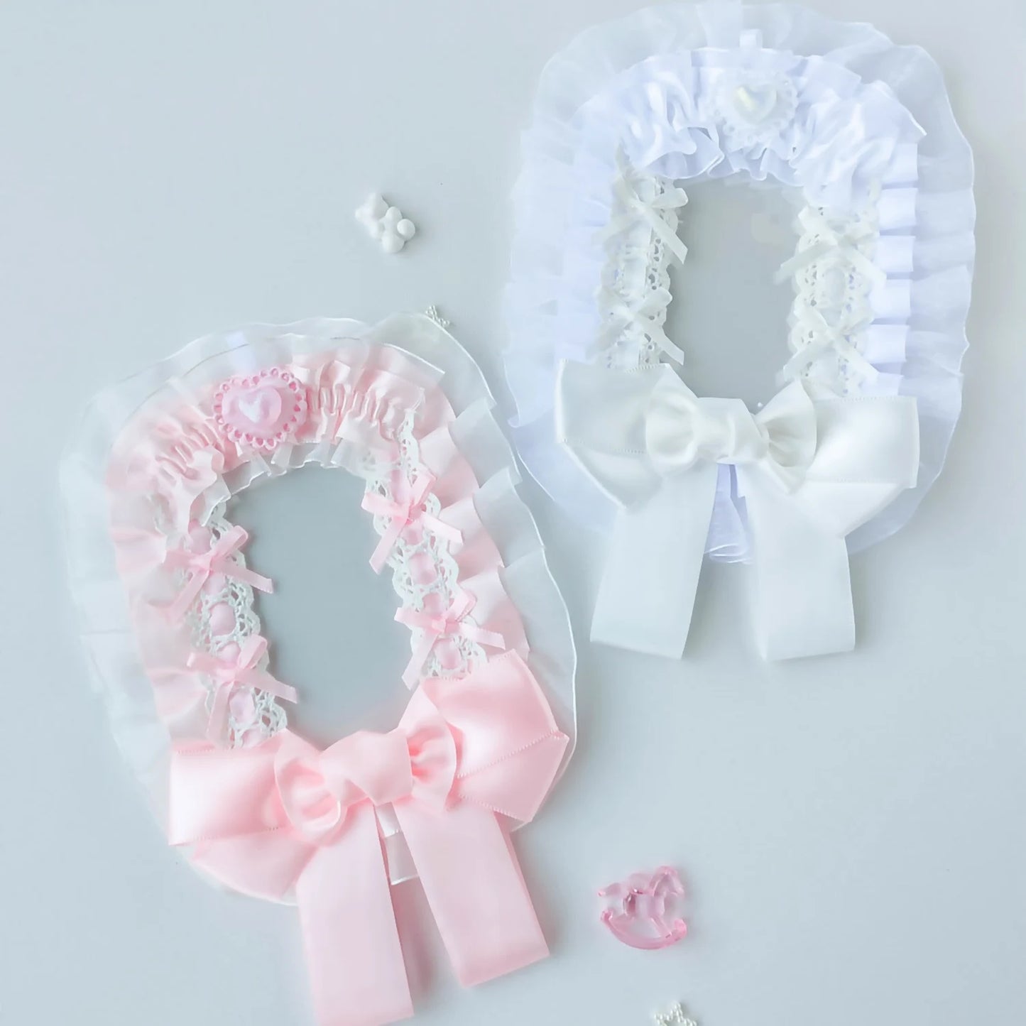 Ribbon Bowknot Lace Card Holder 3 Inch Photocard Toploader For Anime Ita Bags 🎀🃏