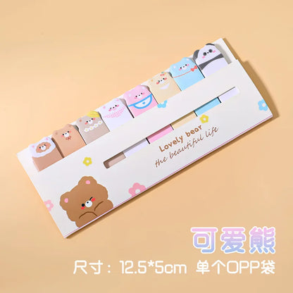 🍉🍓 120 PCS Cute & Colorful Cartoon Fruit & Flower Sticky Notes - Perfect for Fun Page Marking & Creative Organization! 🌼🍍