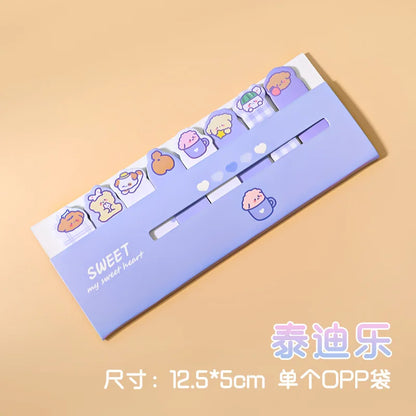 🍉🍓 120 PCS Cute & Colorful Cartoon Fruit & Flower Sticky Notes - Perfect for Fun Page Marking & Creative Organization! 🌼🍍