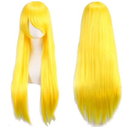 Cute Lolita 80 Centimeter White Purple Wig With Bangs For Cosplay 😻💜