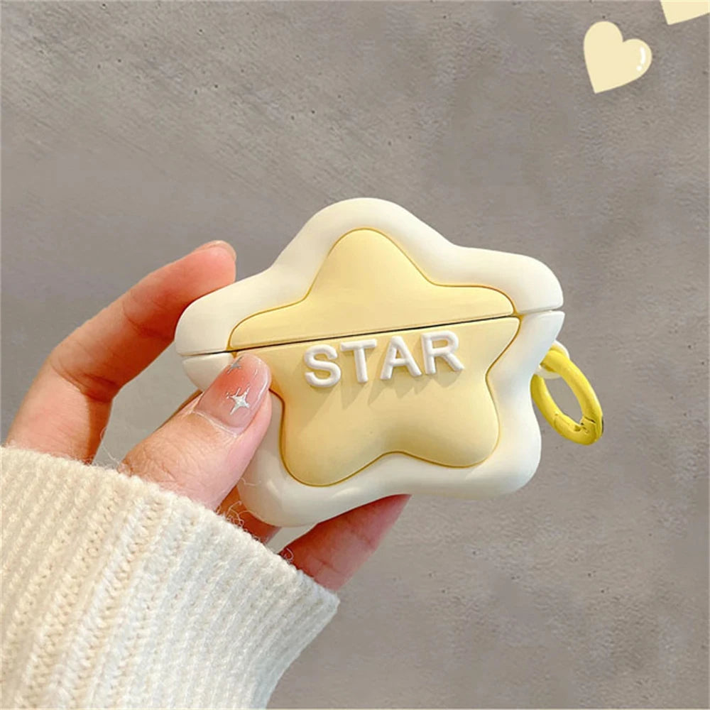 🥰 Adorable 3D Love Heart Robot Silicone Case for AirPods 💖 - Cute & Protective Cover for All Models! 🎧✨ - Pixie Quill