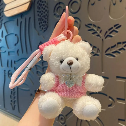 Brown Bear Plush Pendant Bag Charm Cute Hangings for Bags 🐻🧸