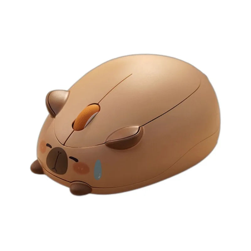 Kawaii Capybara Wireless Mouse 🐾✨ | Cute Portable Mute 2.4G USB Mice for Desktop & Laptop 💻 | Perfect Gift for Office Girls 🎁