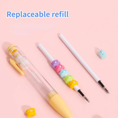 Adorable Kawaii Bear Gel Pens 🐻✨ | 0.5mm Black Ink Ballpoint for Students & Office Fun! 🖊️💖