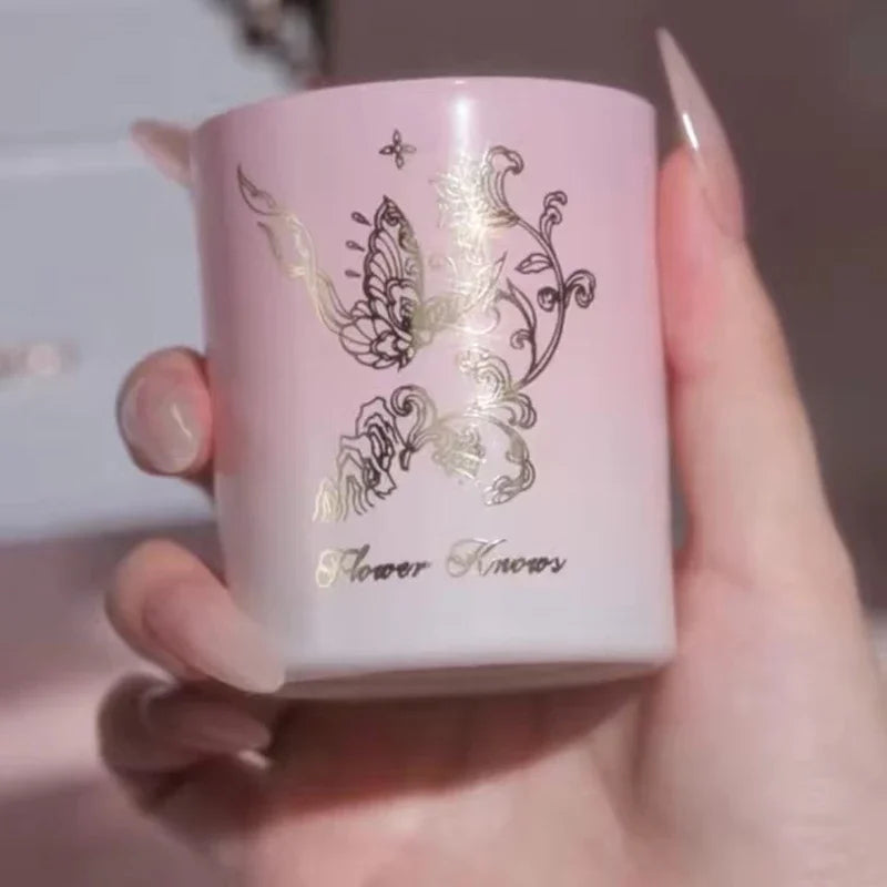 Kawaii Butterfly Makeup Mirror 🦋✨ | Flower Knows 8th Anniversary Handheld Vanity Delight 💖