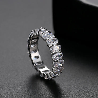 Kawaii Rainbow Sparkle CZ Baguette Ring 🌈✨ | Cute Engagement & Wedding Jewelry 💍💖
