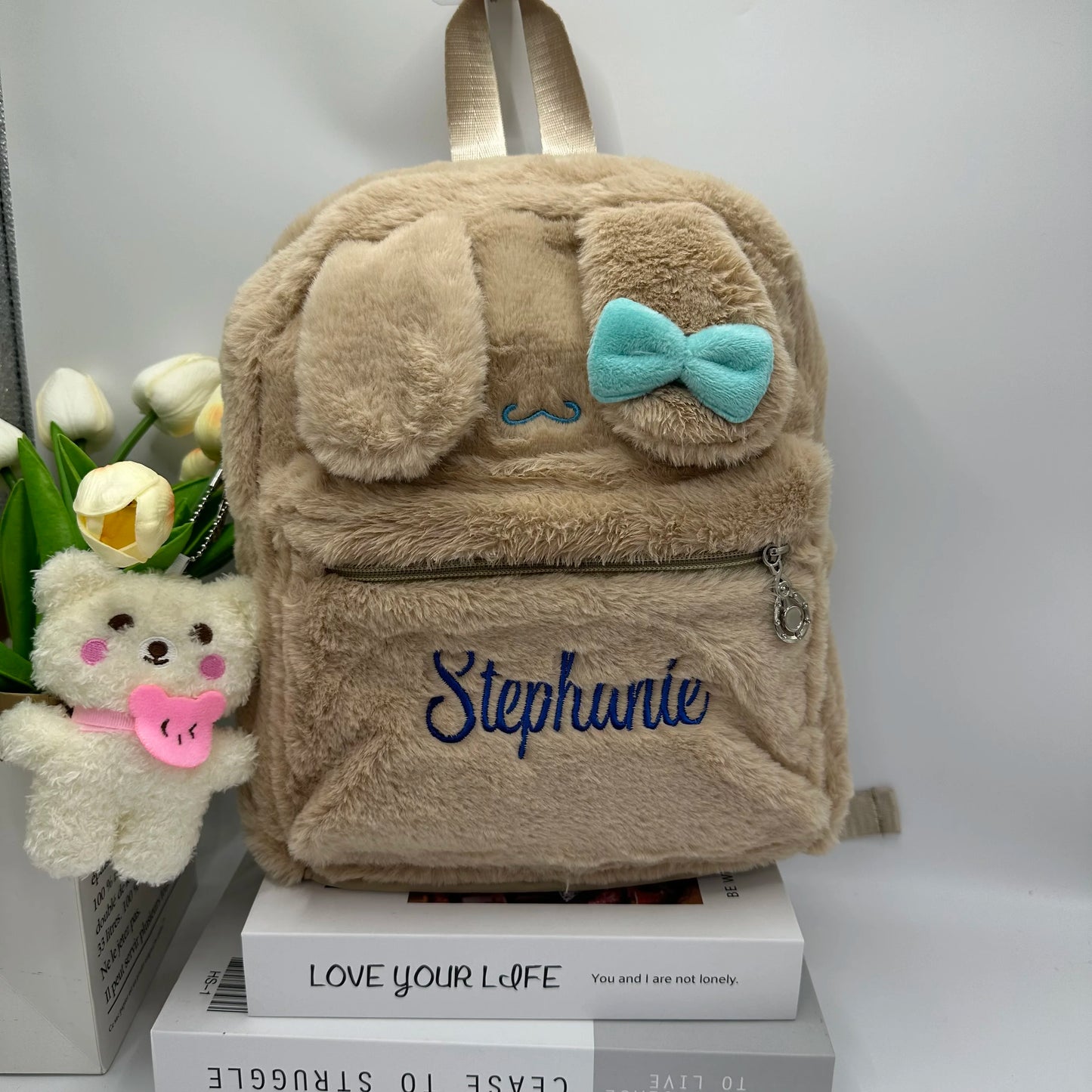 Kawaii Custom Plush Cartoon Backpack 🎒✨ - Adorable Personalized One Shoulder Bag for Students! 🌈🐾