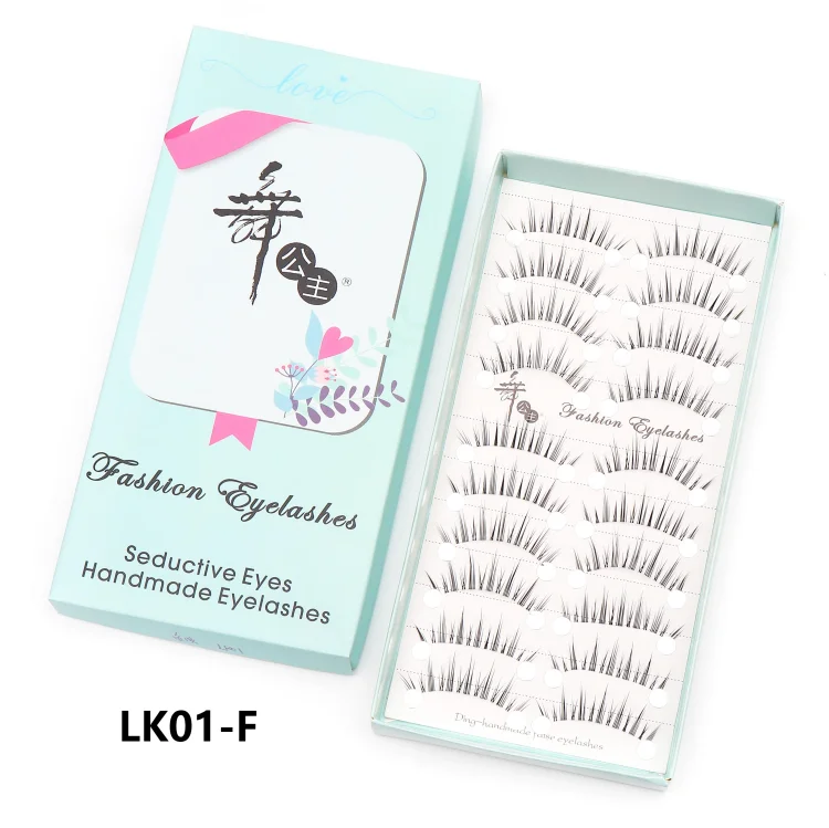 Adorable Manga Style False Eyelashes 10 Pairs Natural Full Strip Lashes For Anime Look Makeup ✨🐰🎀🌸