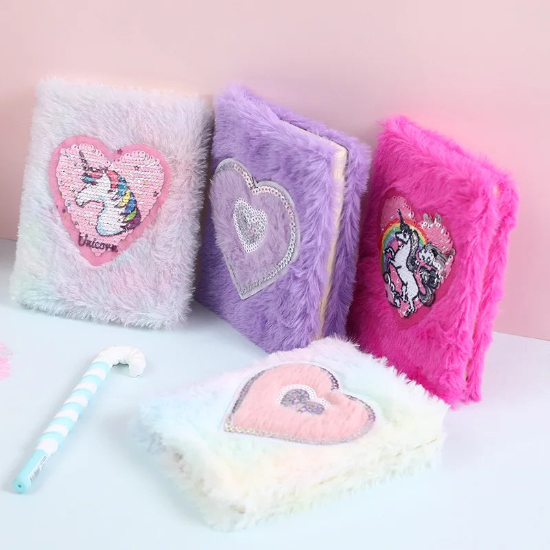 Kawaii Unicorn Mini Notebook 🌈✨ - Cute Cartoon Handwritten Journal for Girls! 🦄📒