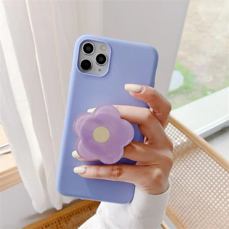 🌸 Adorable Floral Phone Buddy 🌼 Whimsical Acrylic Stand & Grip ✨ - Pixie Quill