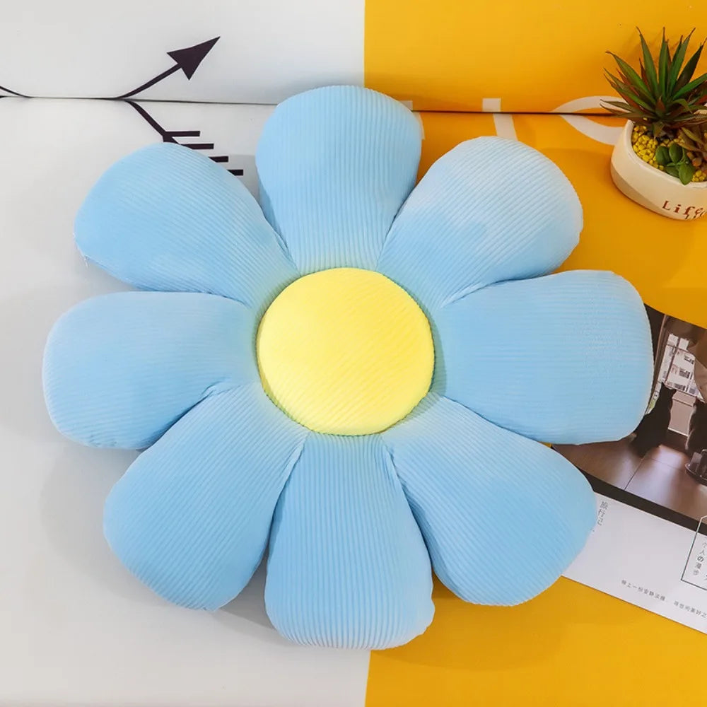 Daisy Dreamland Plush Pillow 🌼✨ Soft Flower Cushion for Kids & Home Decor 💖 - Pixie Quill