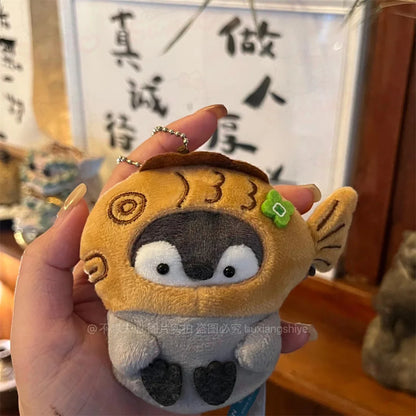 Kawaii Plush Penguin Keychain 🐧✨ | Cute Doll Keyring for Girls | Adorable Taiyaki Design | Perfect Gifts & Party Favors! 🎁💕