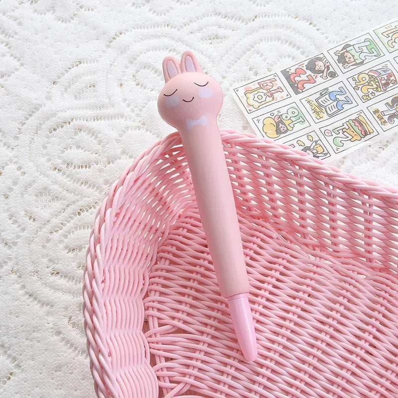 🐰✨ Adorable Rabbit Gel Pens - Squishy Foam Cuties for Bright School Days & Creative Offices! 🖊️🌈