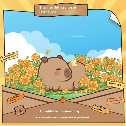 Kawaii Capybara Wireless Mouse 🐾✨ | Cute Portable Mute 2.4G USB Mice for Desktop & Laptop 💻 | Perfect Gift for Office Girls 🎁