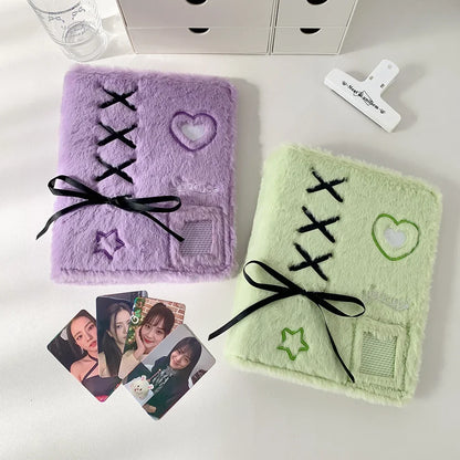 Pastel Plush A5 Binder Album Cute Photo Card Organizer Diary Notebook 📔💖