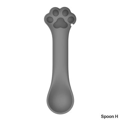 Adorable Pet Paw Spoon & Can Opener 🐾🥫 - Fun Feeding Accessory for Cats & Dogs!