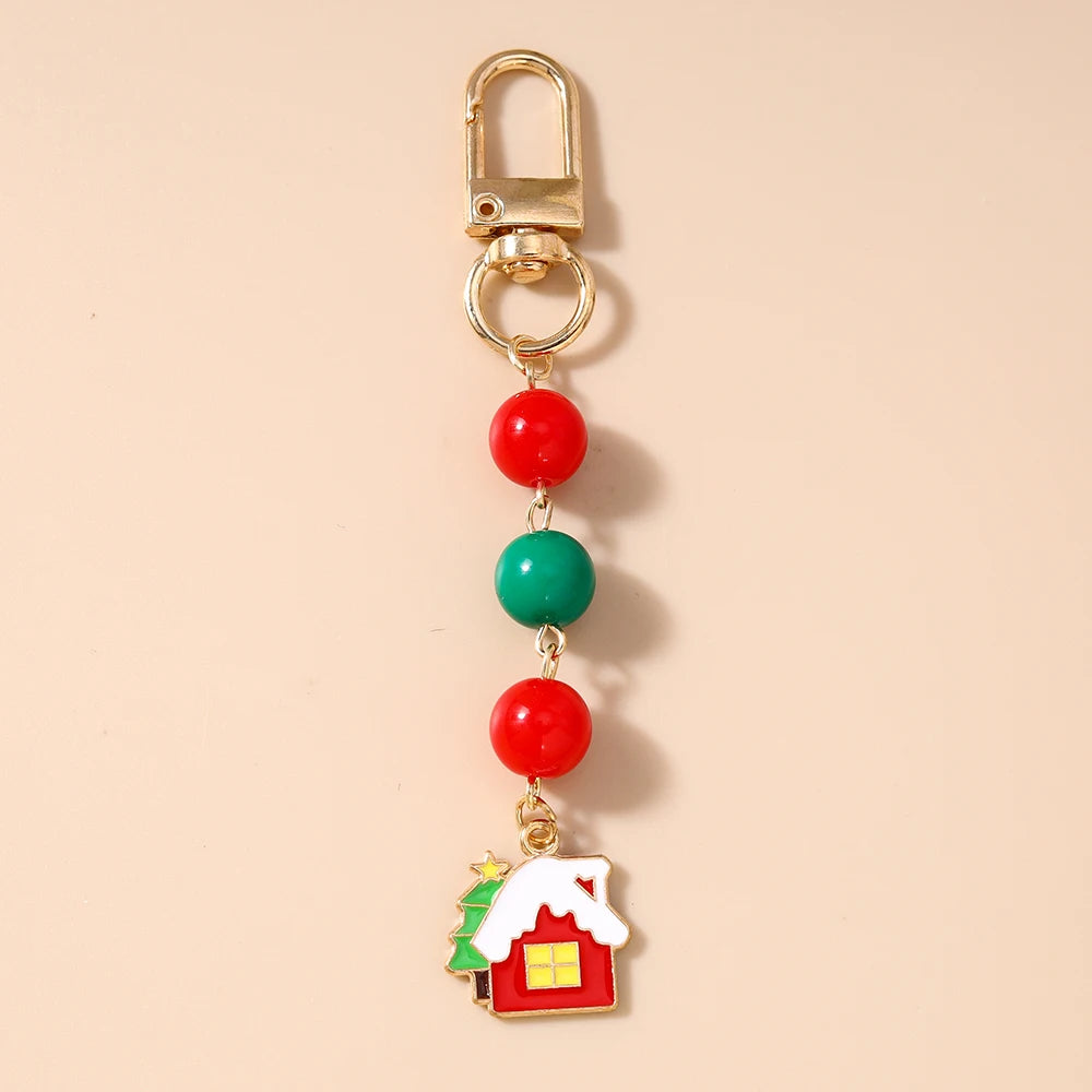 Cute Snowman Christmas Keychain For Women Girls Gift 🎄⛄✨