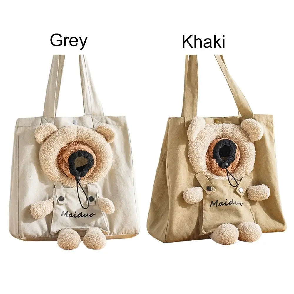 Kawaii Cat Carrier Backpack 🐾✨ | Cute Travel Bag for Pets 🐱💖 | Adjustable Window for Snug Comfort 🌈🐶