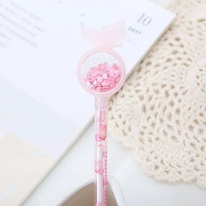 Kawaii Butterfly Gel Pen 🦋✨ | Adorable 0.5mm Gel Ink Pen for School & Office Supplies 💖✏️