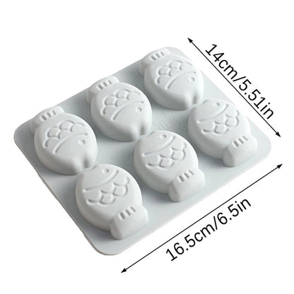 Cute Round Fish Shape Silicone Molds For DIY Soap And Candles 🐟✨