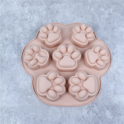 Paw Print Silicone Mold for Dog Cat Treats Candy Fondant Soap 🐾