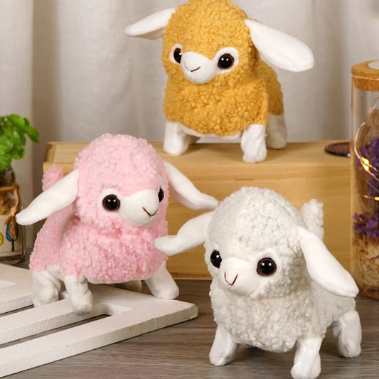 Adorable Walking Panda Plush Toy 🐼 | Interactive Cute Sheep Stuffed Animal 🐑 | Kawaii Simulation Doll Collection 🌟